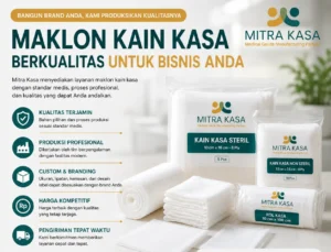 Maklon Kain Kasa Berkualitas untuk Bisnis Medis dan Alat Kesehatan